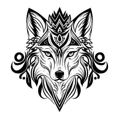 spirit tribal wolf tattoo